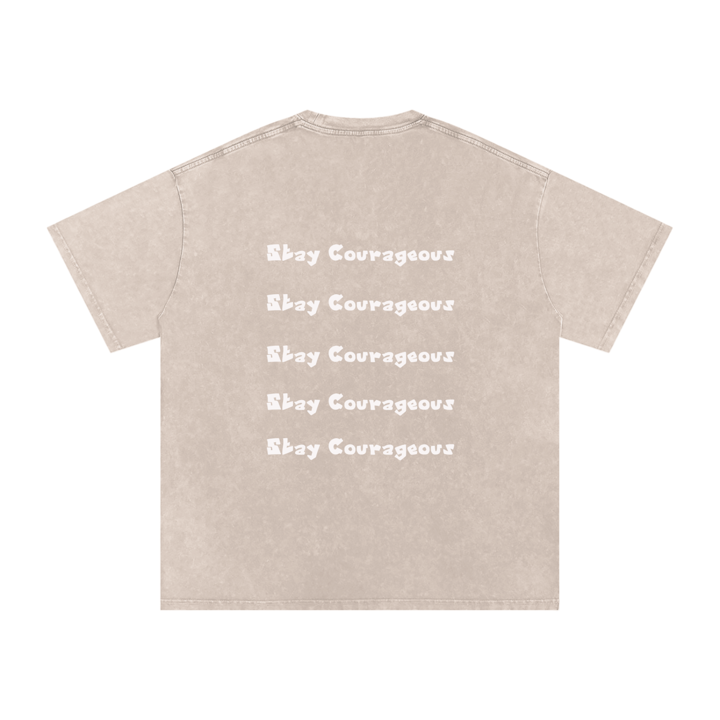 Stay Courageous Oversized Tee