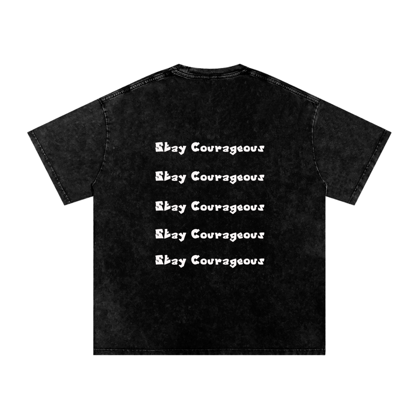 Stay Courageous Oversized Tee