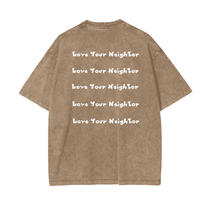 Love Your Neighbor Oversized Tee